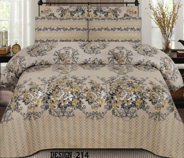 Gul Ahmad 3 PCs Bedsheet Set D-214