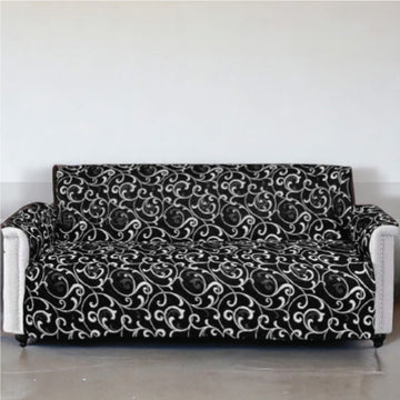 Cotton Quilted Printed Sofa Cover