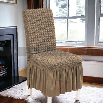 Frill Style Bubble Stuff Chair Cover