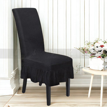 Frill Style Micro Mesh Chair Cover