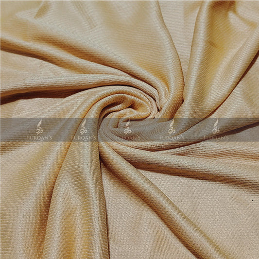 Frill Style Micro Mesh Sofa Cover (Skin Golden Color)