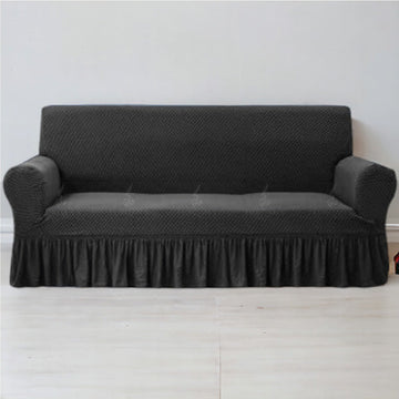 Frill Style Micro Mesh Sofa Cover