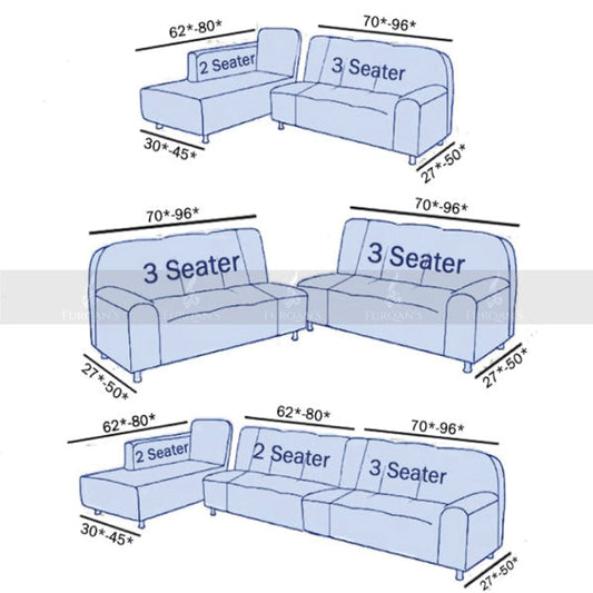 L-Shape Fitted Sofa Cover